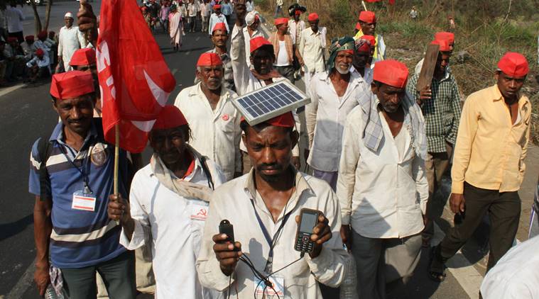 farmers march-mumbai